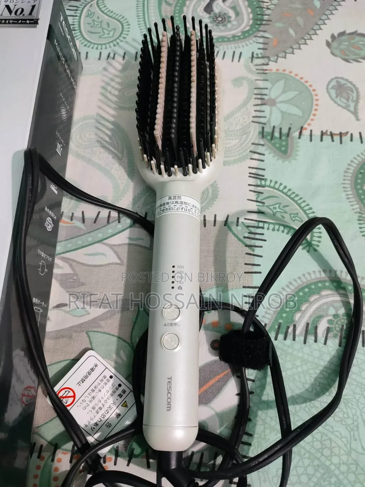 Tescom Japan Straight Brush Iron