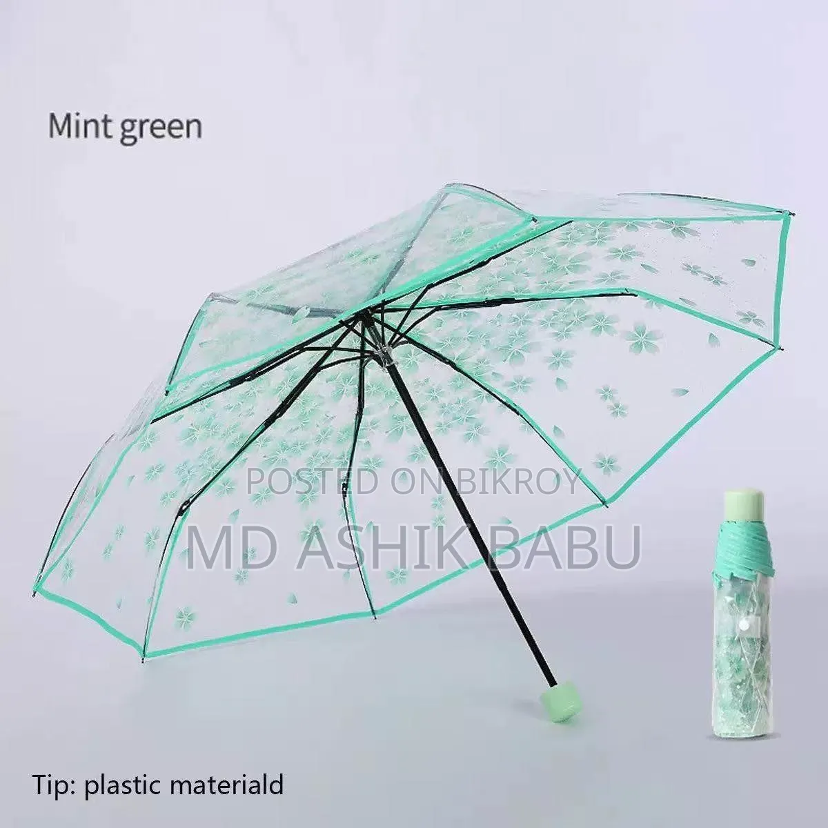 Umbrella Transparent Cherry Blossom Folding Umbrella
 ম্যাজিক্যাল