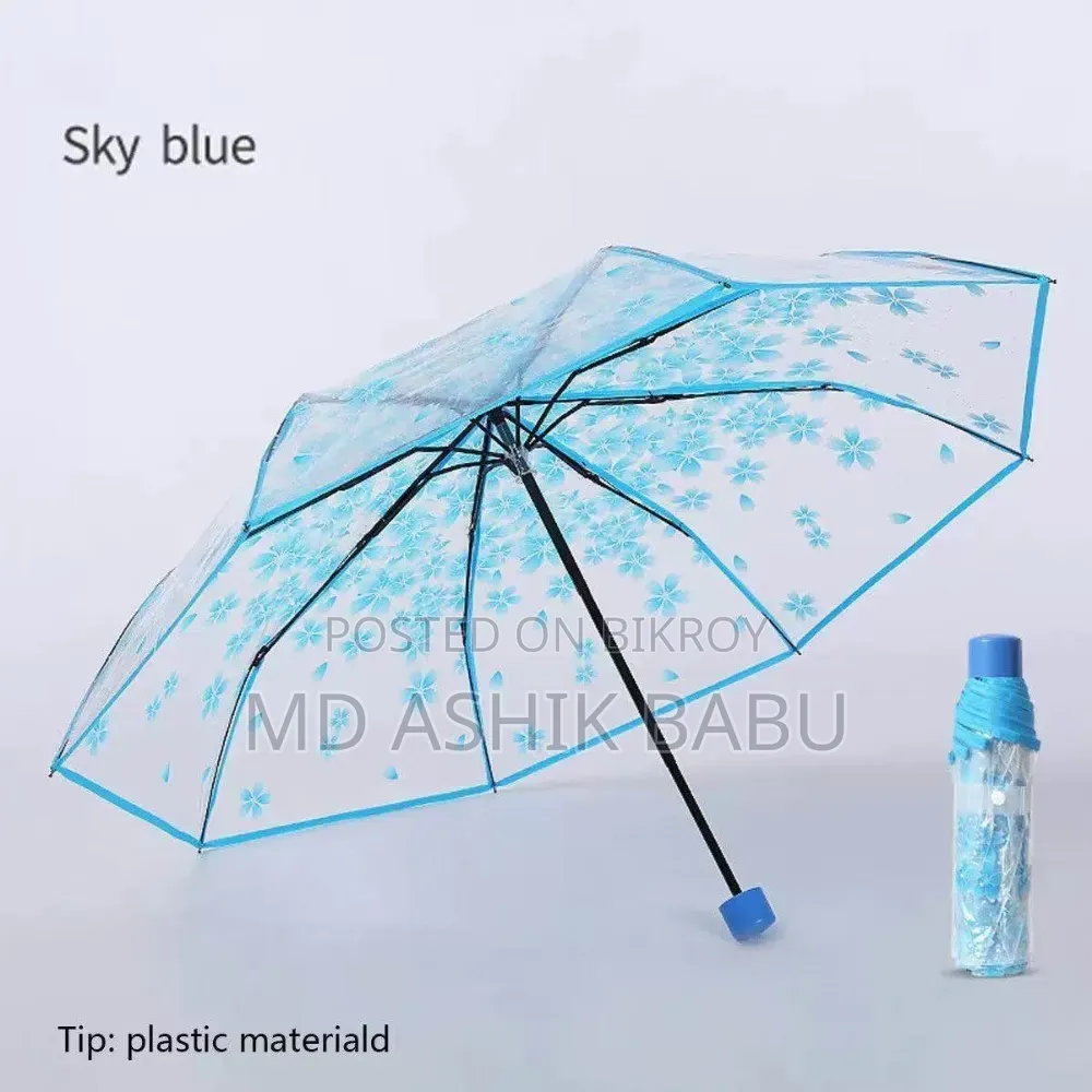 Umbrella Transparent Cherry Blossom Folding Umbrella
 ম্যাজিক্যাল
