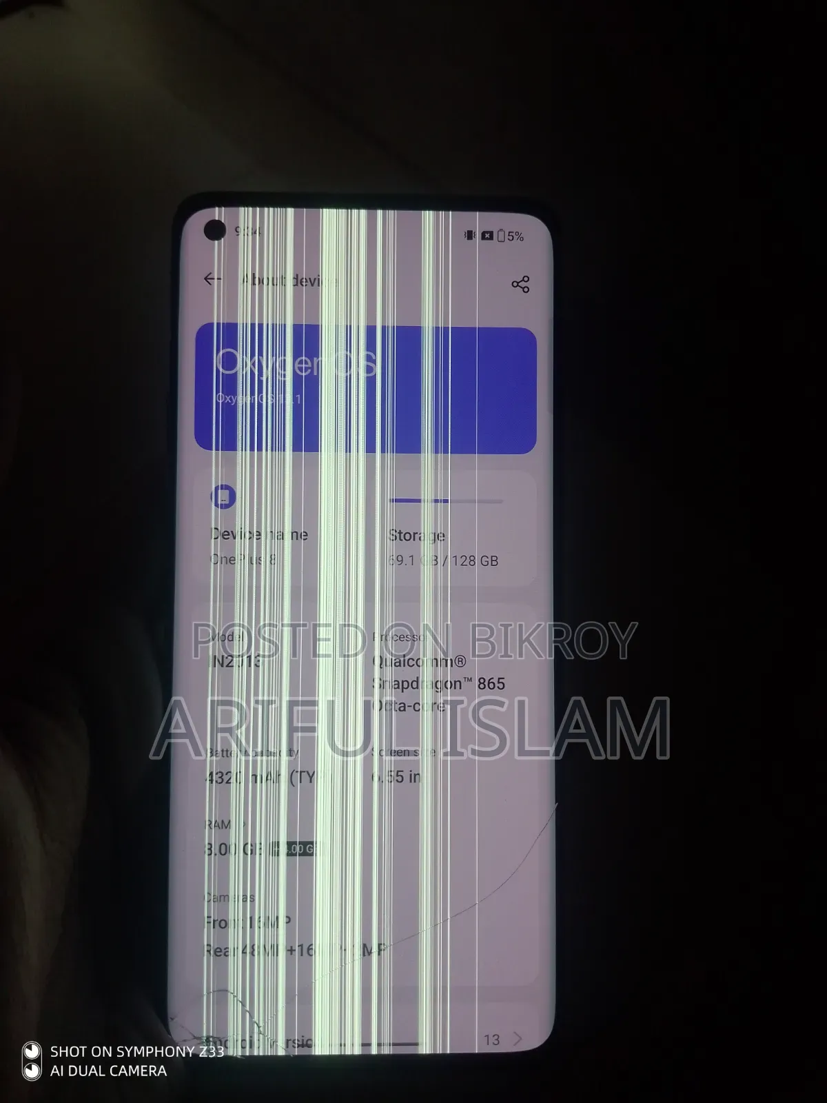 OnePlus 8 128 GB Gold