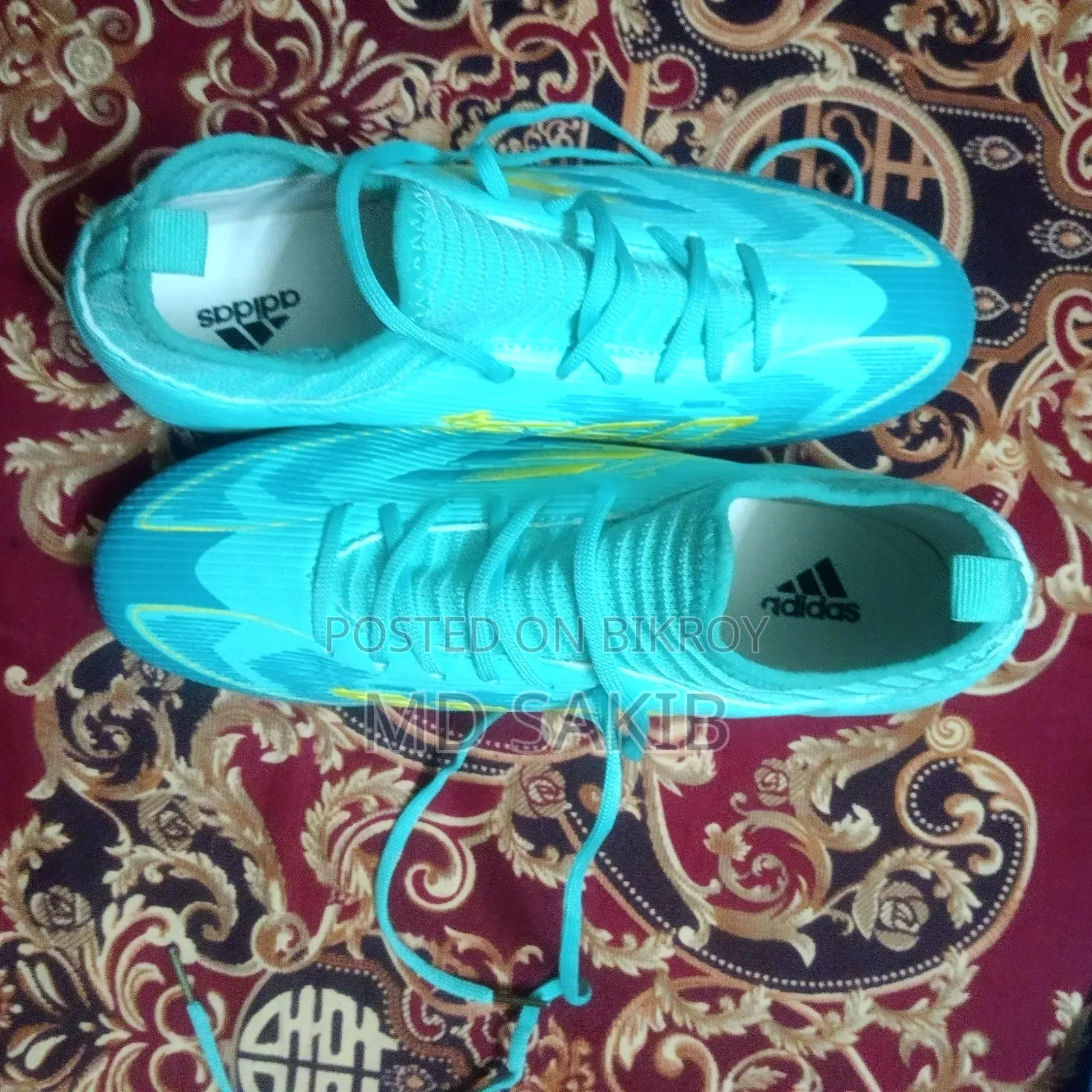 Adidas F50 Premium Quality – ফাইবার বডি ও স্পাইক সেলাই করা – ১০০% নতুন