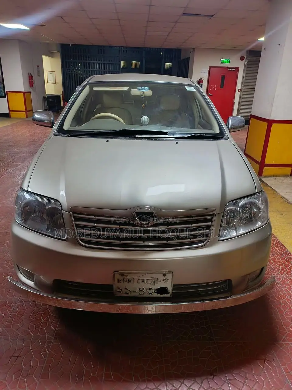 এক্স করোলা ২০০৫ মাসিক ভাড়া/অফিসিয়াল ভাড়া