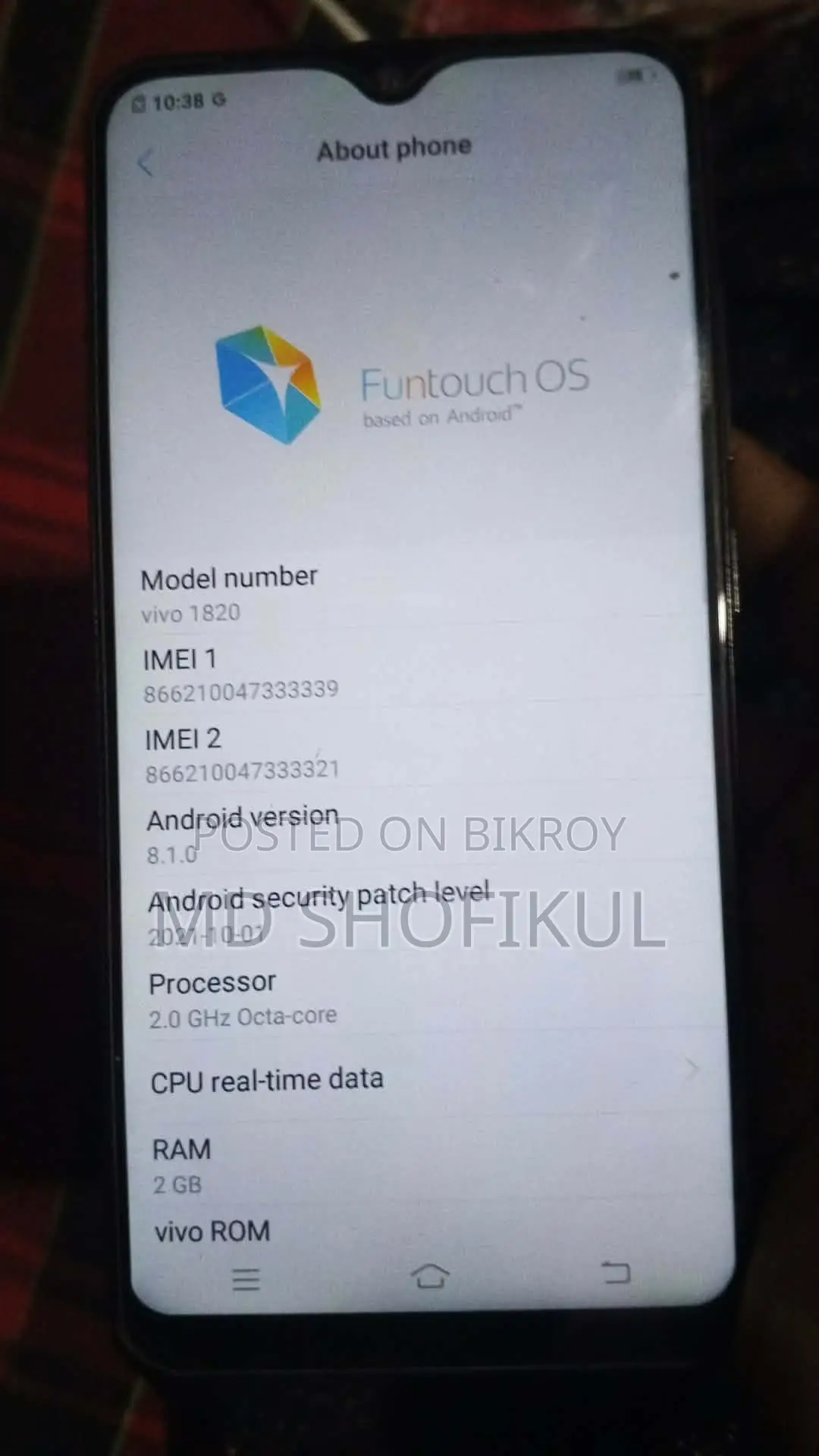 Vivo Y11 32 GB Black