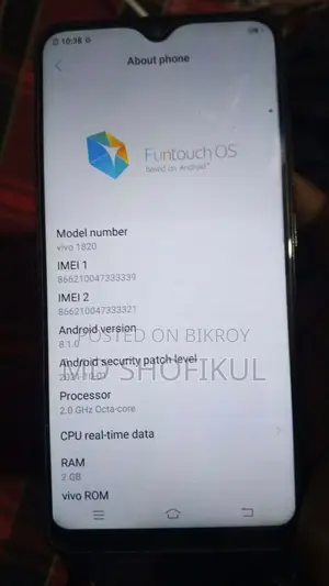 Vivo Y11 32 GB Black