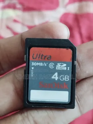 Sandisk Ultra 4gb SDHC Memory Card
