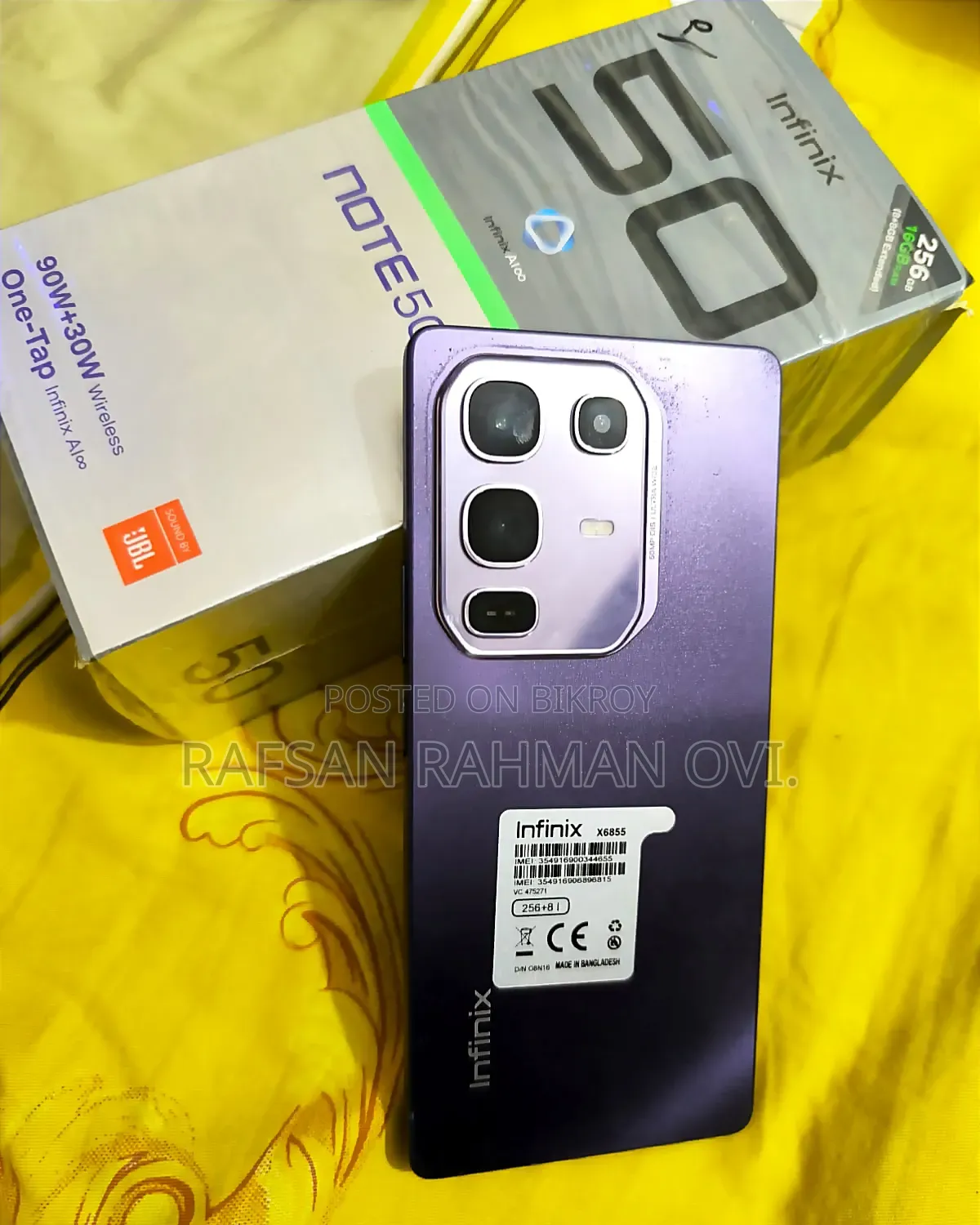 Infinix Note 50 Pro 256 GB Purple