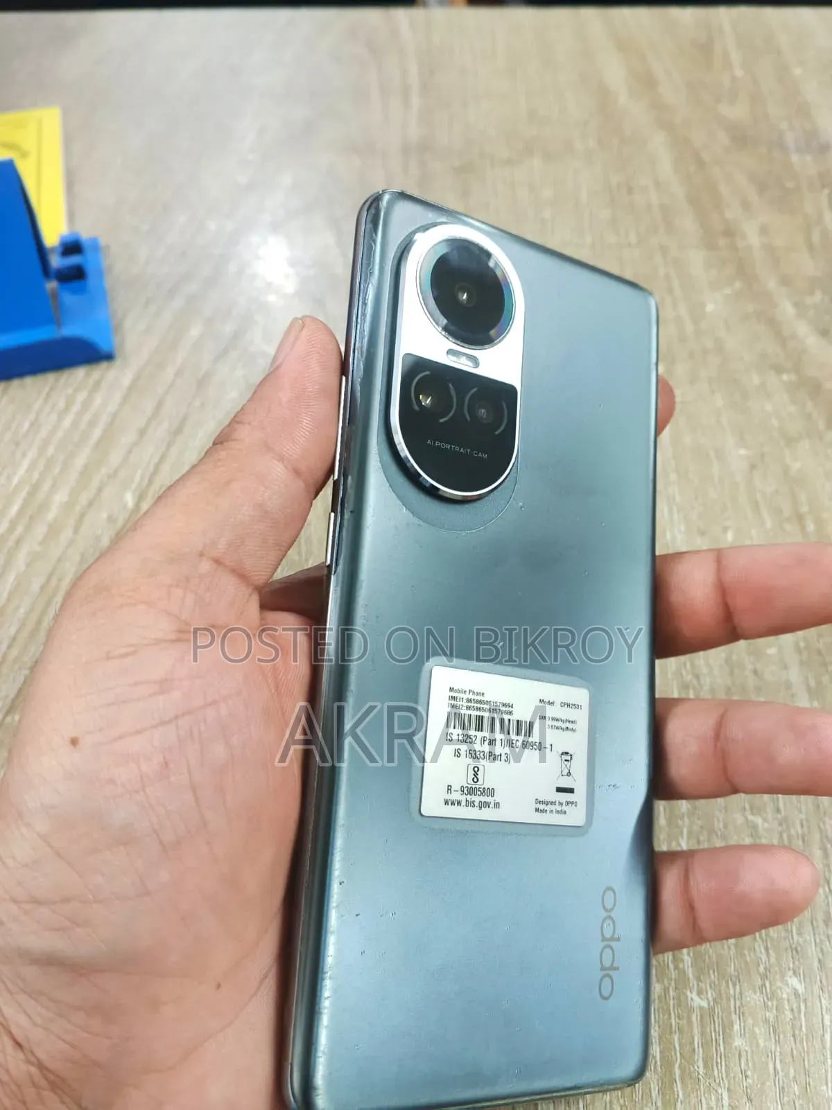 Oppo Reno 10 5G 256 GB Silver