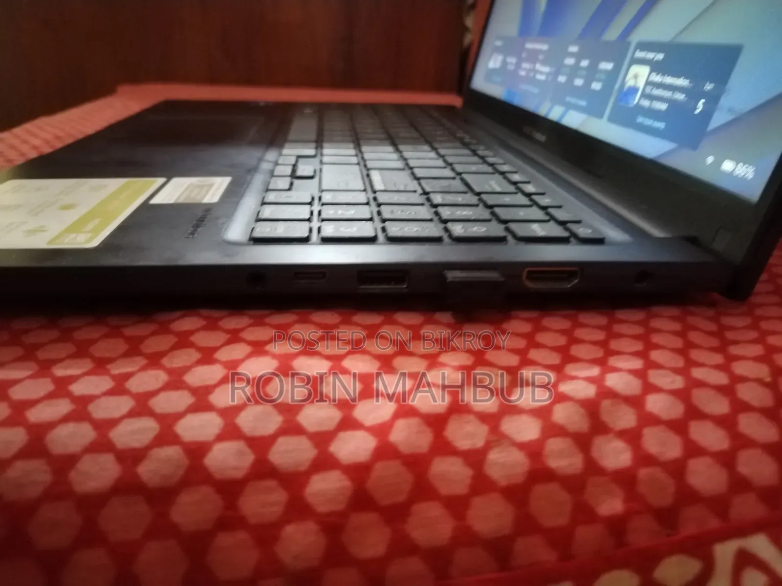 Laptop Asus 8GB Intel Core i3 SSD 512GB