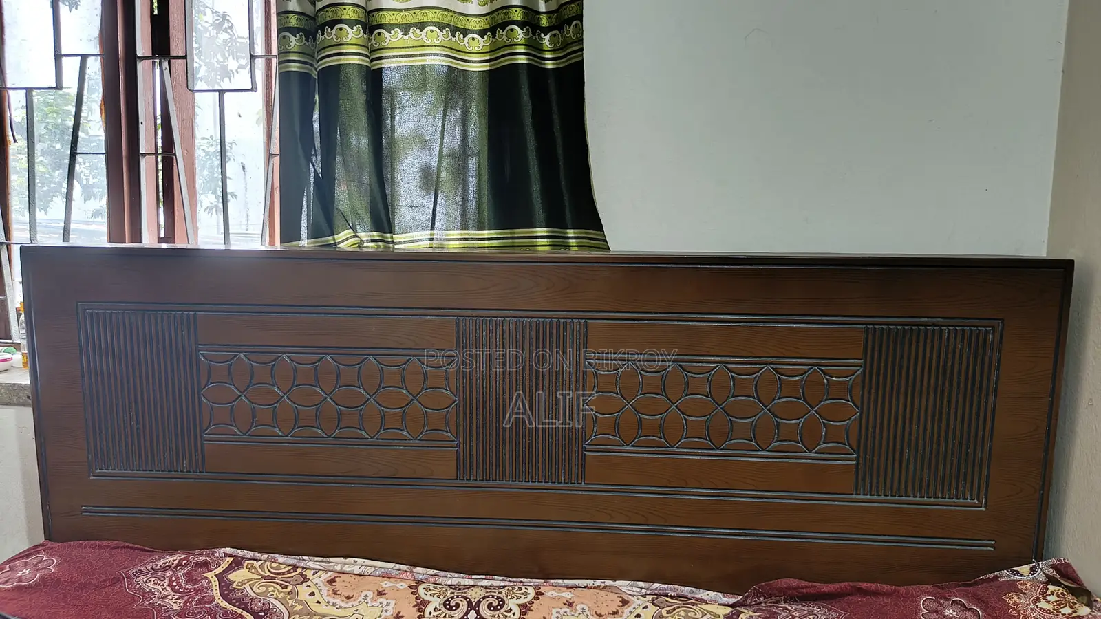 Queen Size (7×5) MDF Bed for Sale — Like-New Condition