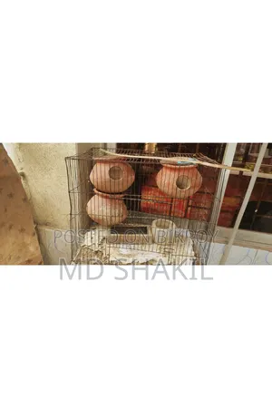 ৩টি পাখির বাসা সহ পাখির খাঁচা