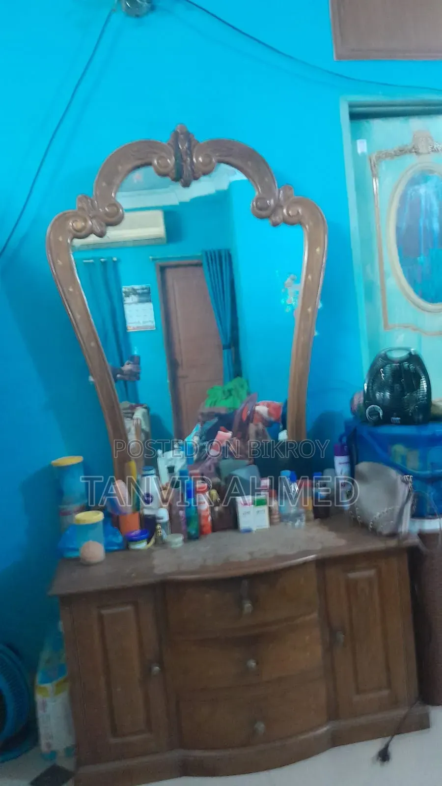 সেগুন কাঠের ড্রেসিং টেবিল বিক্রি হবে