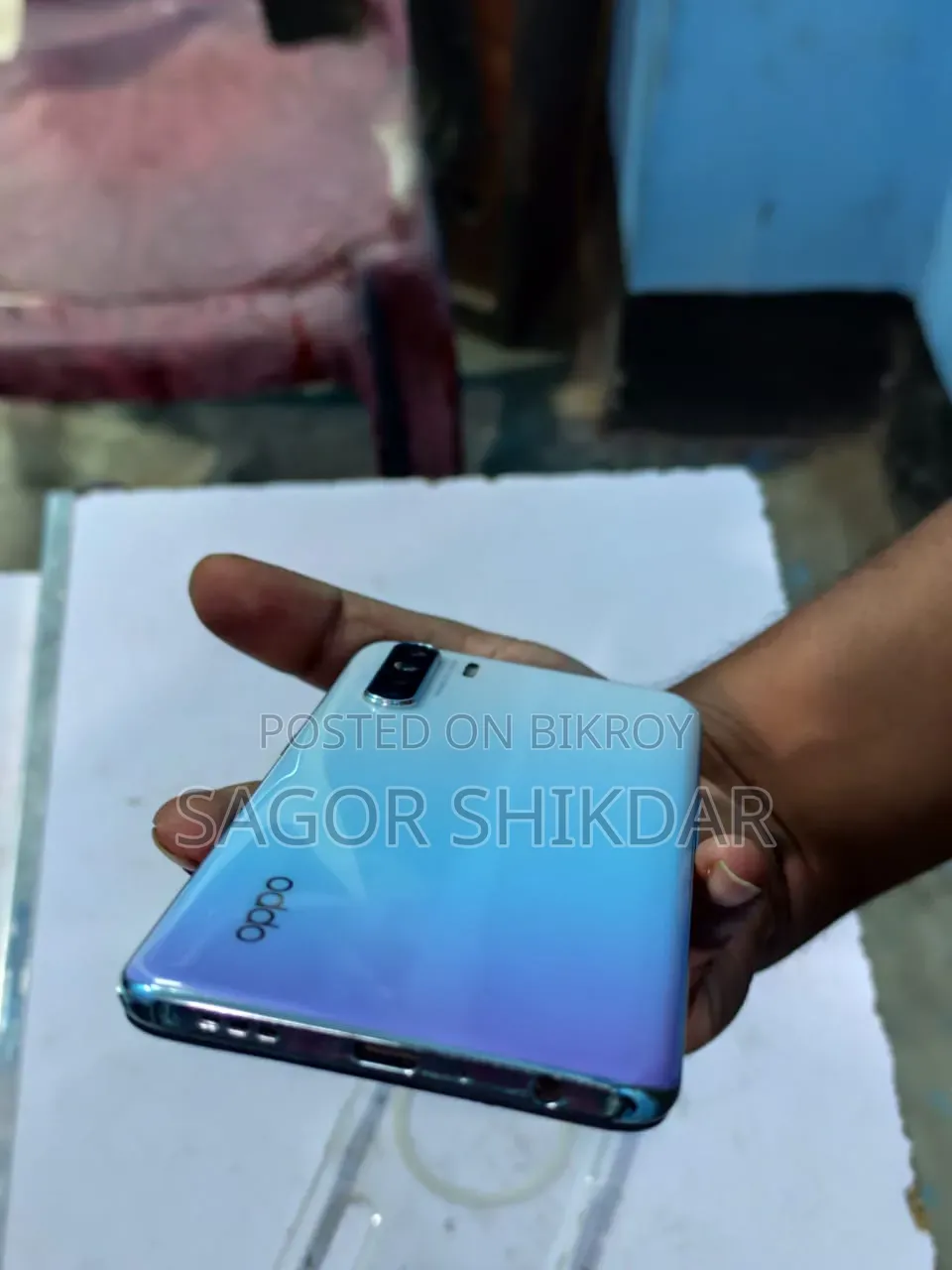 Oppo F15 256 GB Blue