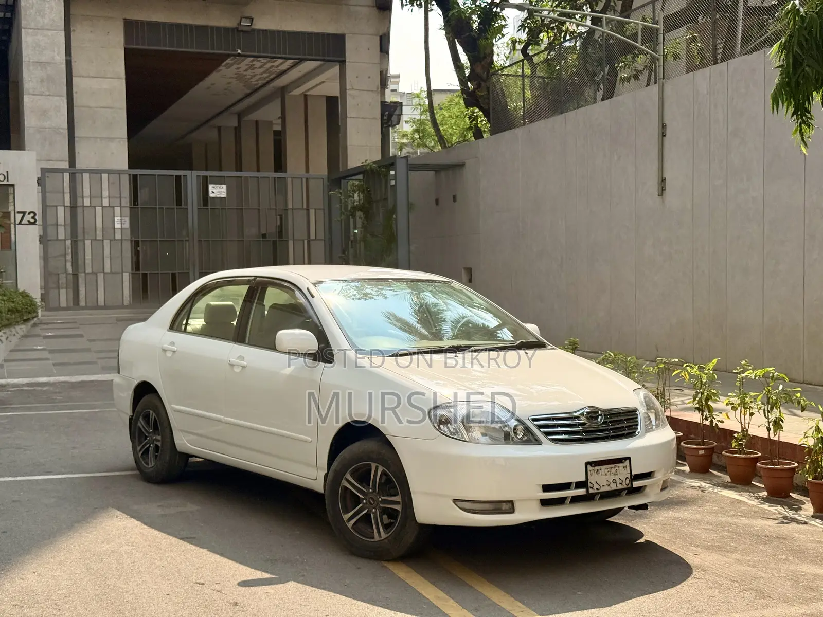 Toyota Corolla Sedan 2003 White