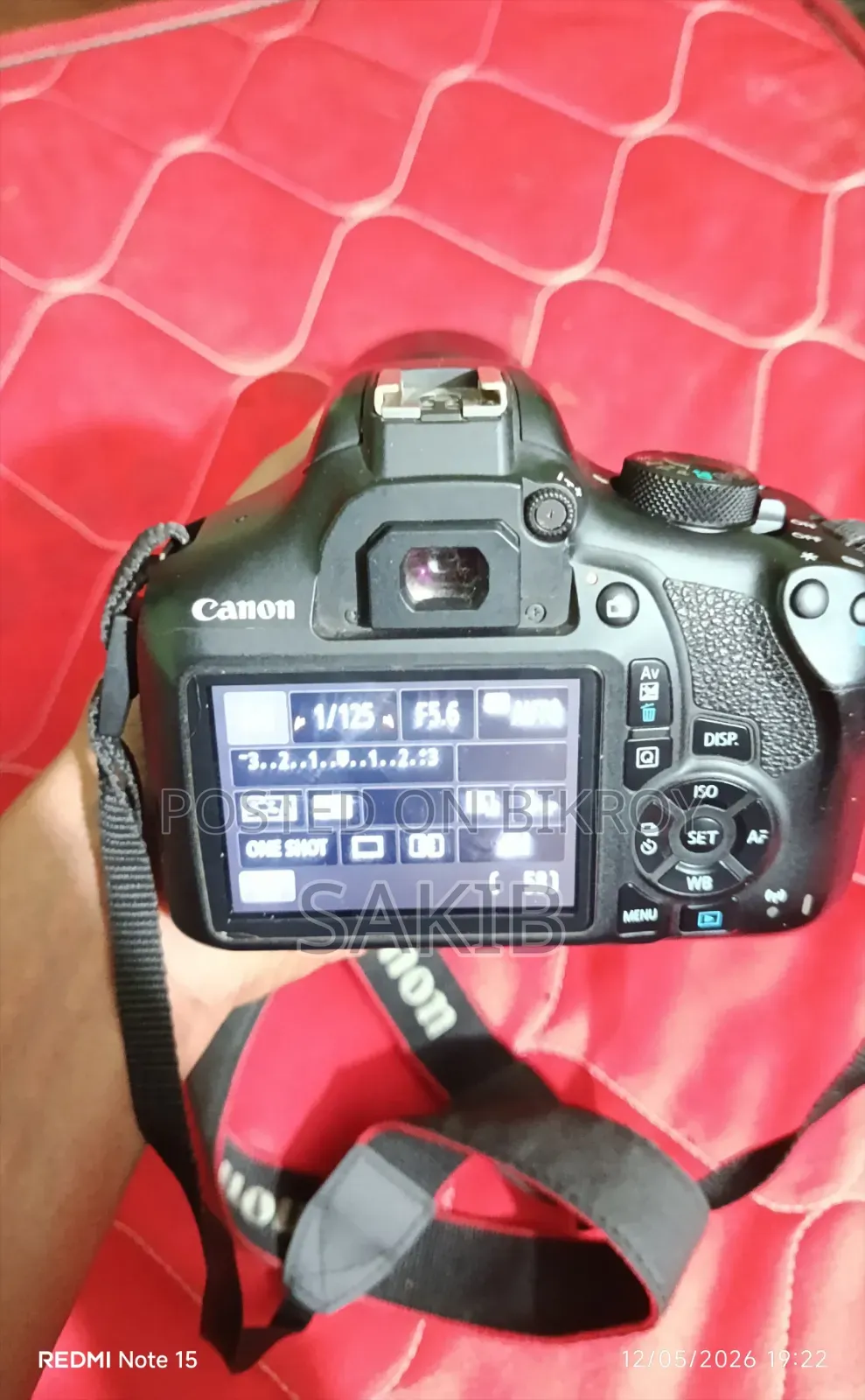 Canon Eos 1300d DSLR Camera Body Paired With a Canon Ef-S55–250mm Zoom