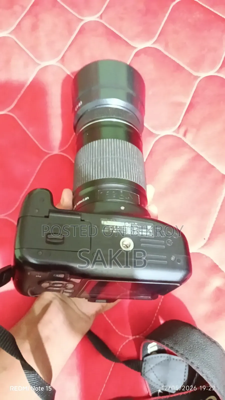 Canon Eos 1300d DSLR Camera Body Paired With a Canon Ef-S55–250mm Zoom