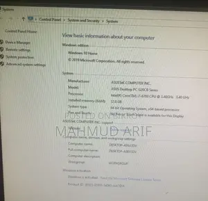 Desktop Computer Asus 32GB Nvidia SSD 1T