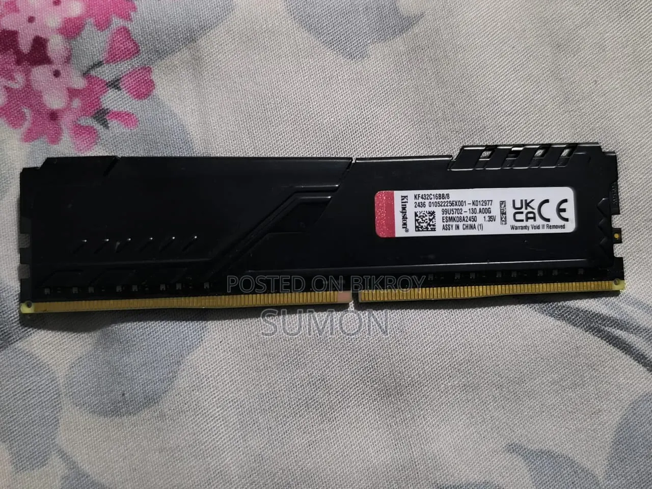 Kingston Fury Beast 8gb Ddr4 3200mhz Ram