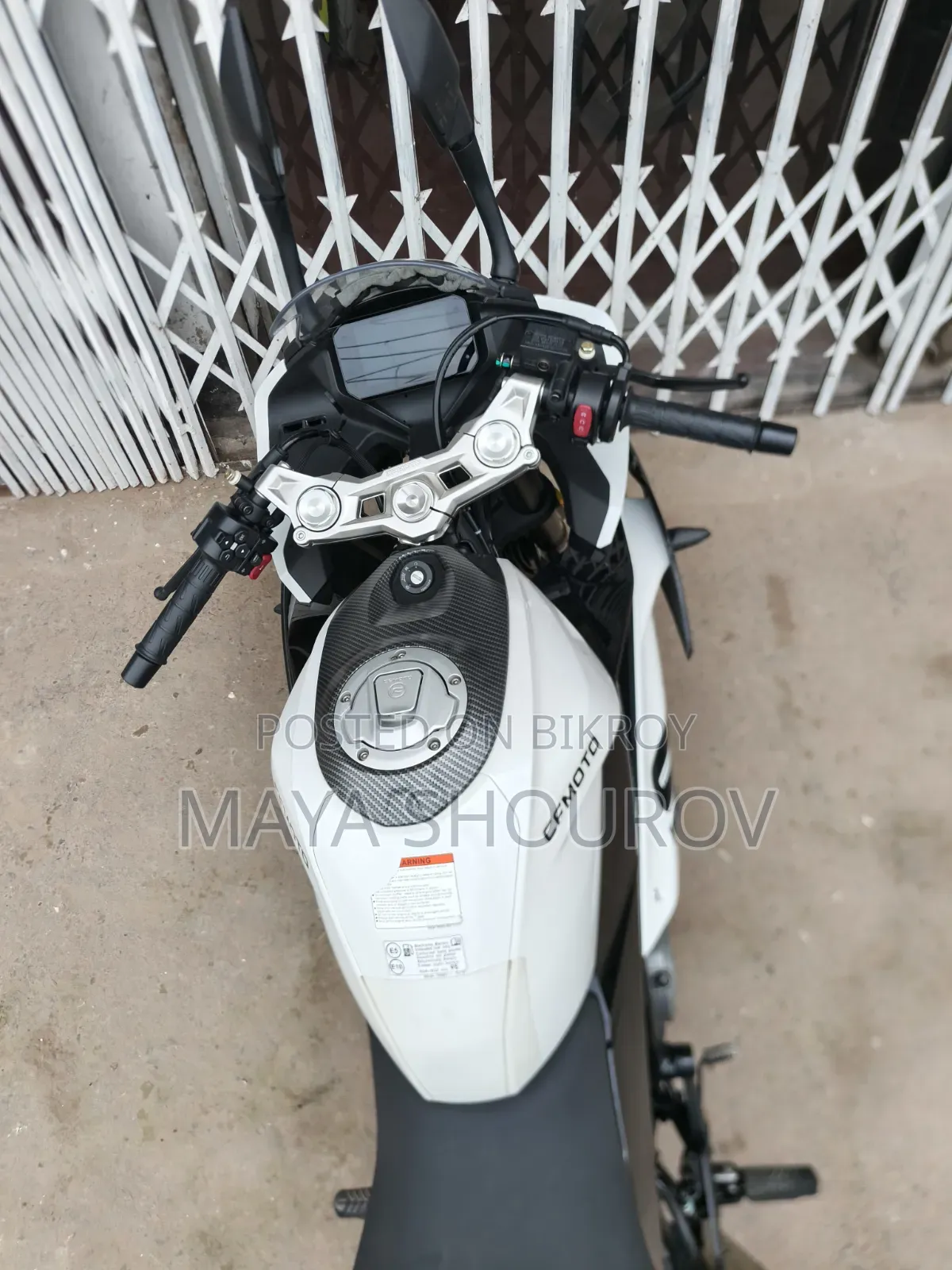 New CFMoto 300SR 2025 White