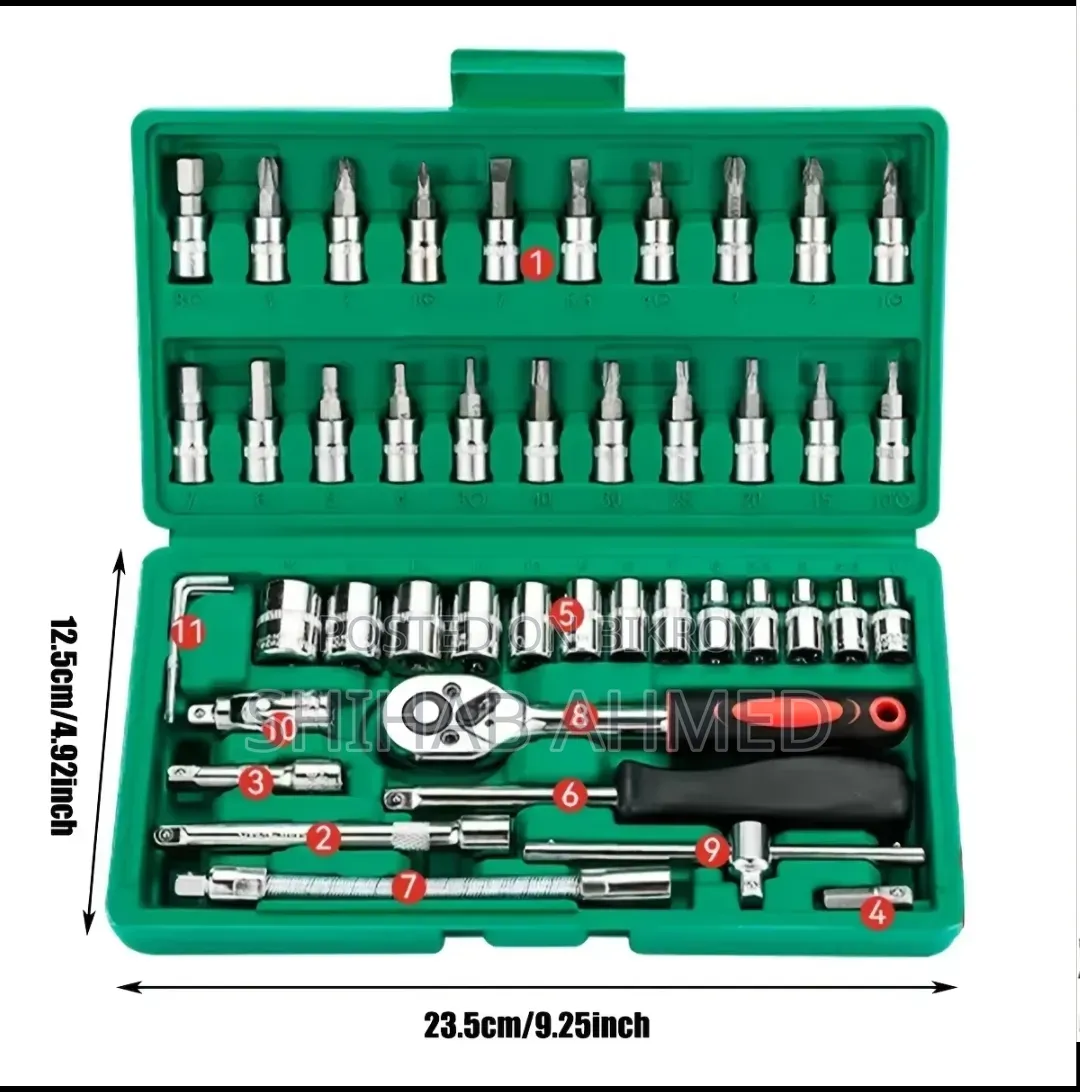 46 Pcs Professional Bike Tool Kit