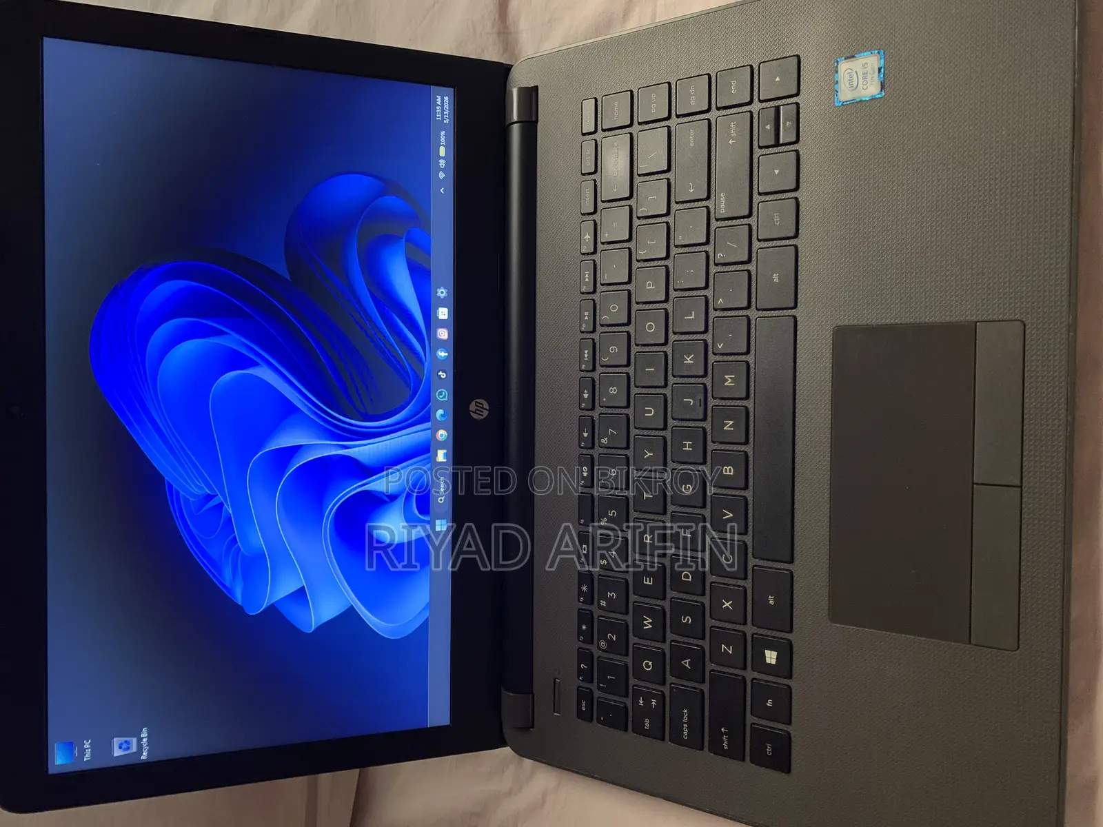 Laptop HP 240 G6 8GB Intel Core I5 HDD+SSD 1T