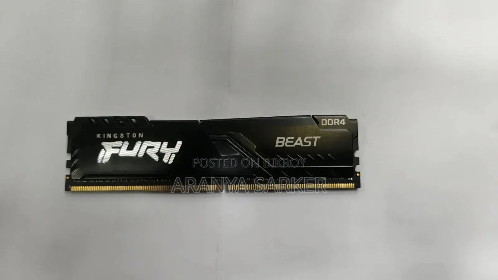Ram Kingston Fury Beast Ddr4 16 Gb