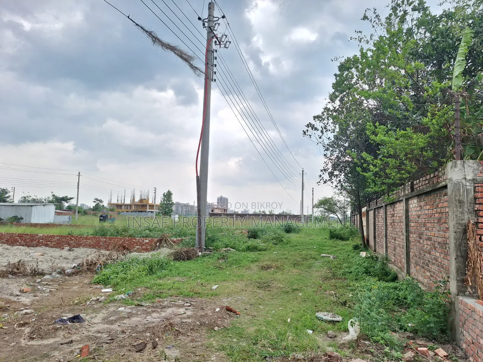 Land Sale 5 Katha Block-I Extention Bashundhara North Facing Nice View