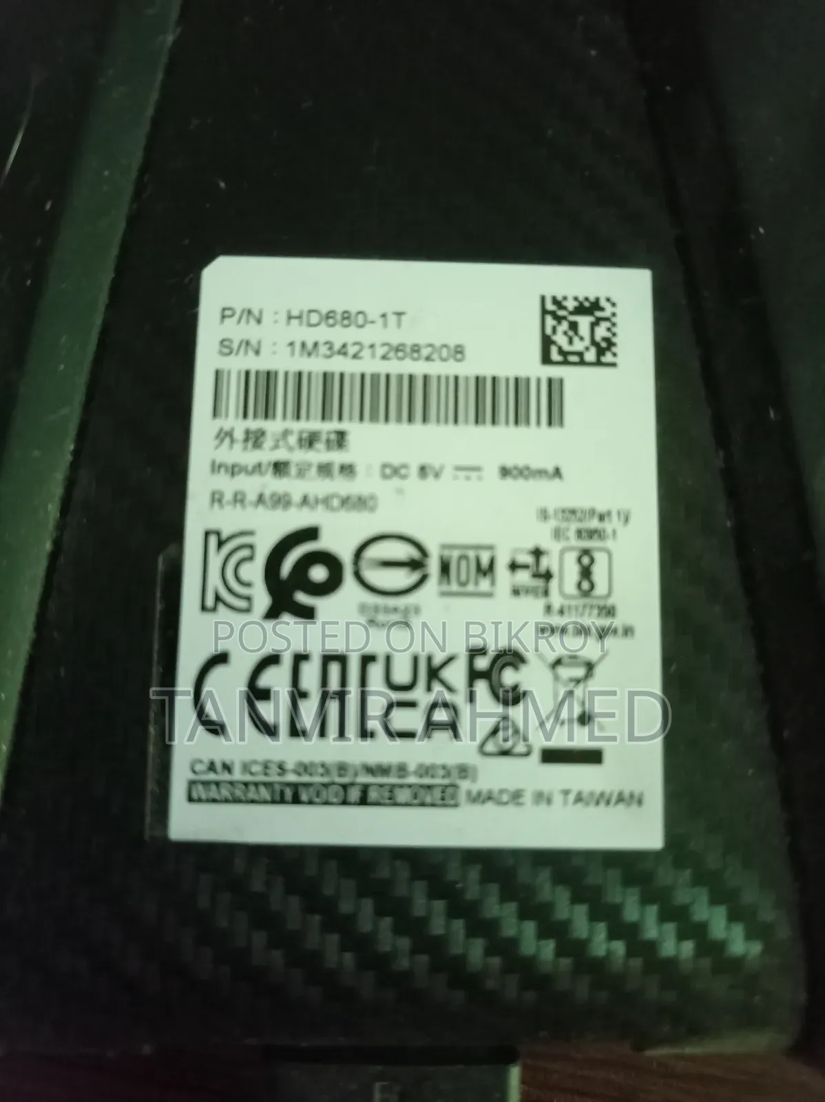 Adata Portable Hard Disk 500 GB