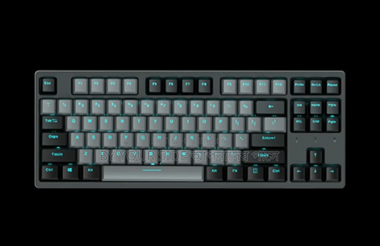 Odareu A87 (Black-Grey) Mechanical Keyboard – Condition and functions are perfect
