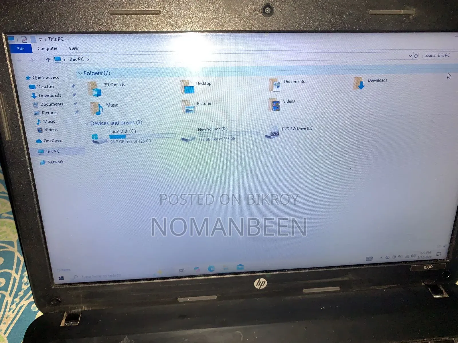 Laptop HP 4GB Intel Core I3 HDD 500GB