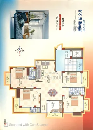 4bdrm Apartment in Shuruchi Apartments, Mohammadpur for Sale