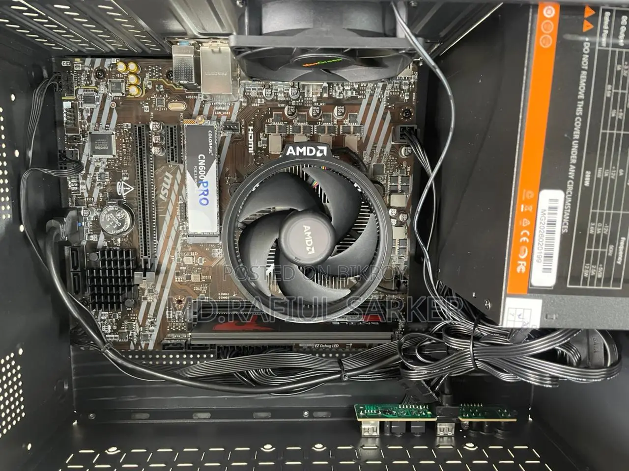 New Desktop Computer 8GB AMD Ryzen 5 SSD 256GB