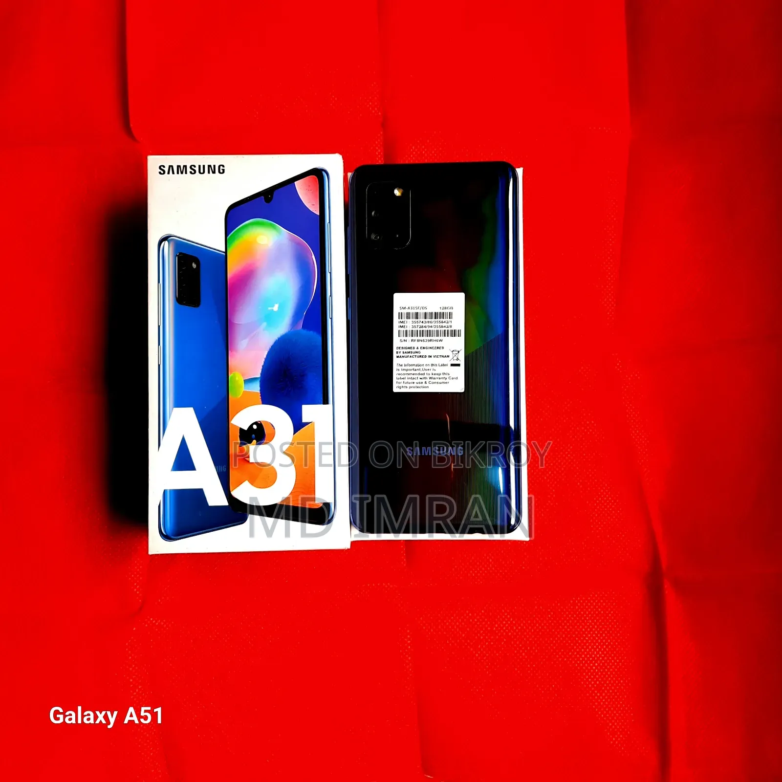 Samsung Galaxy A31 128 GB Blue