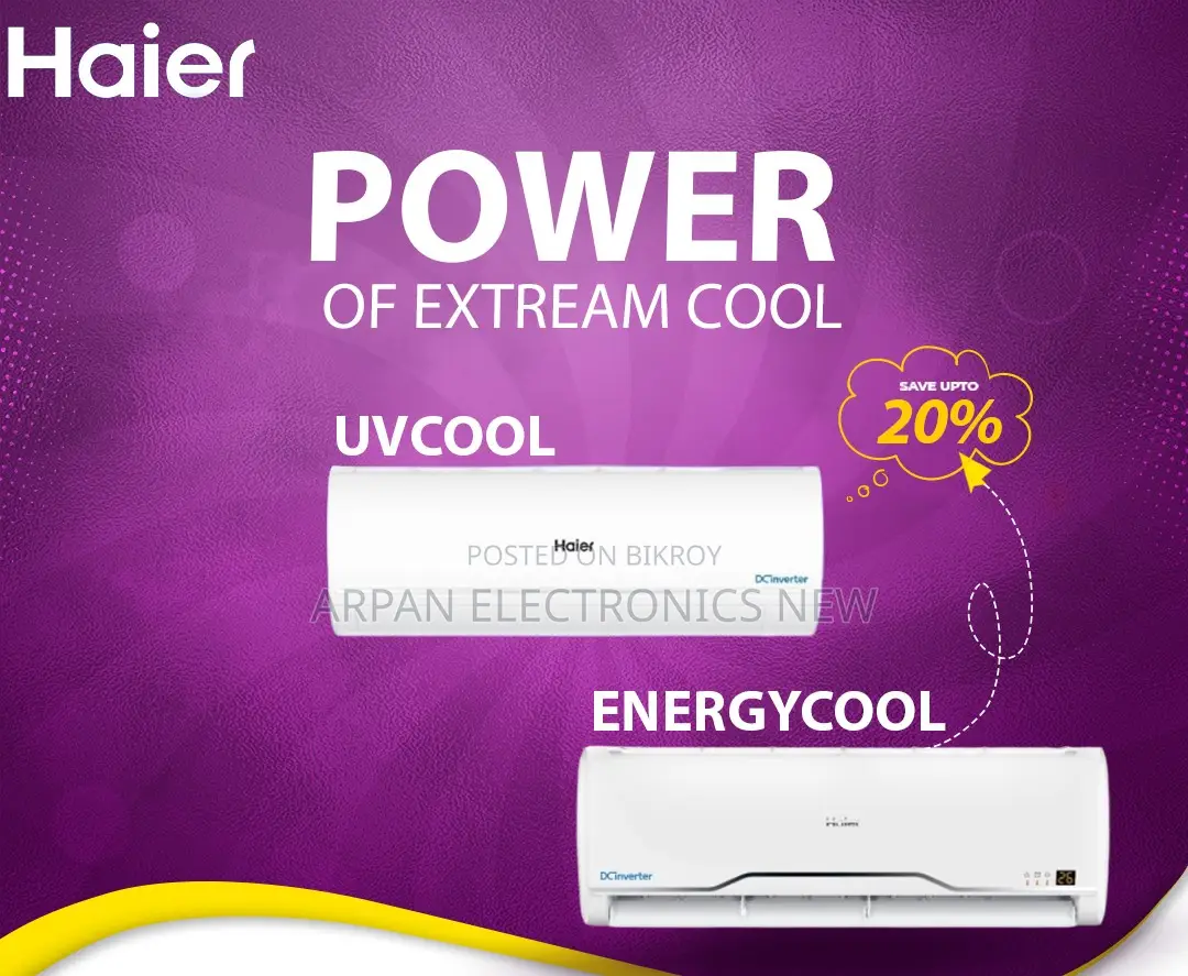 Haier HSU-19EnergyCool 19000 BTU 1.5 Ton AC for 180 Square Feet
