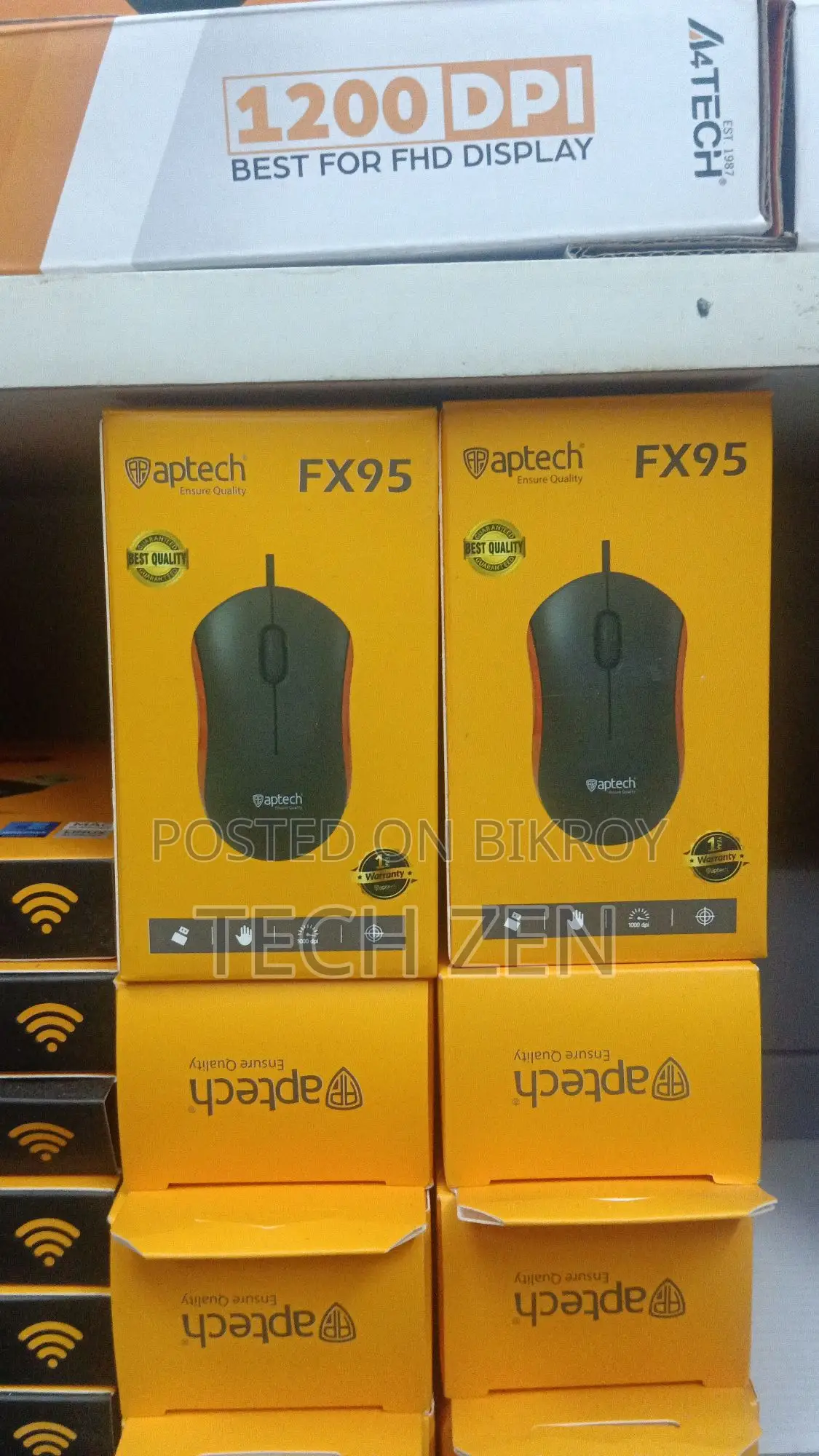 Best Quality Aptech Fx96 Wired Optical Mouse