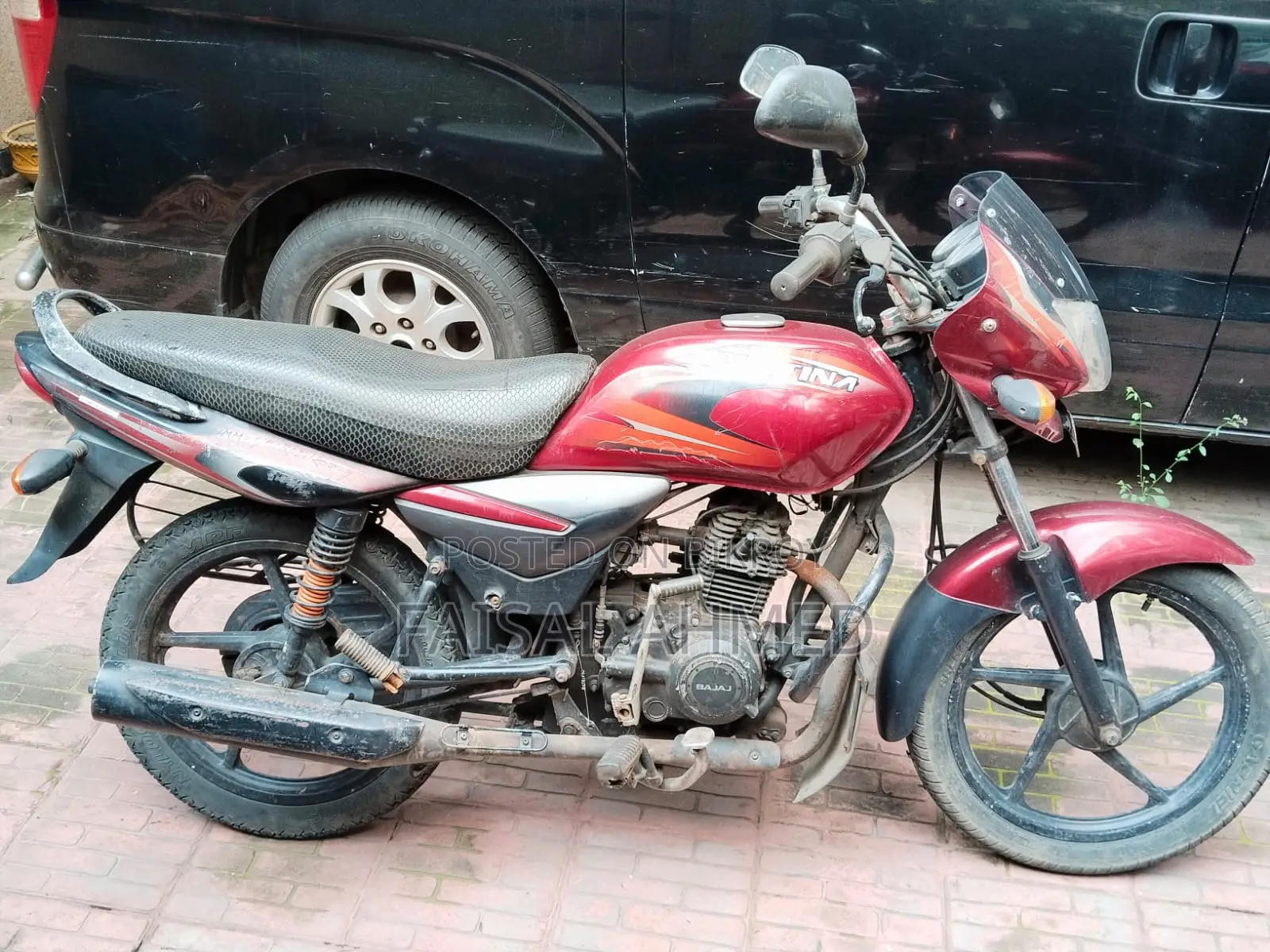Bajaj Platina 100 2013 Red