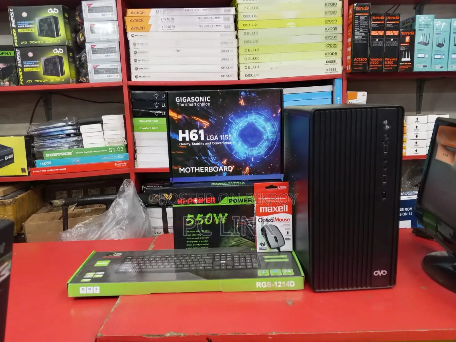 New Desktop Computer 4GB Intel Core I3 HDD 500GB