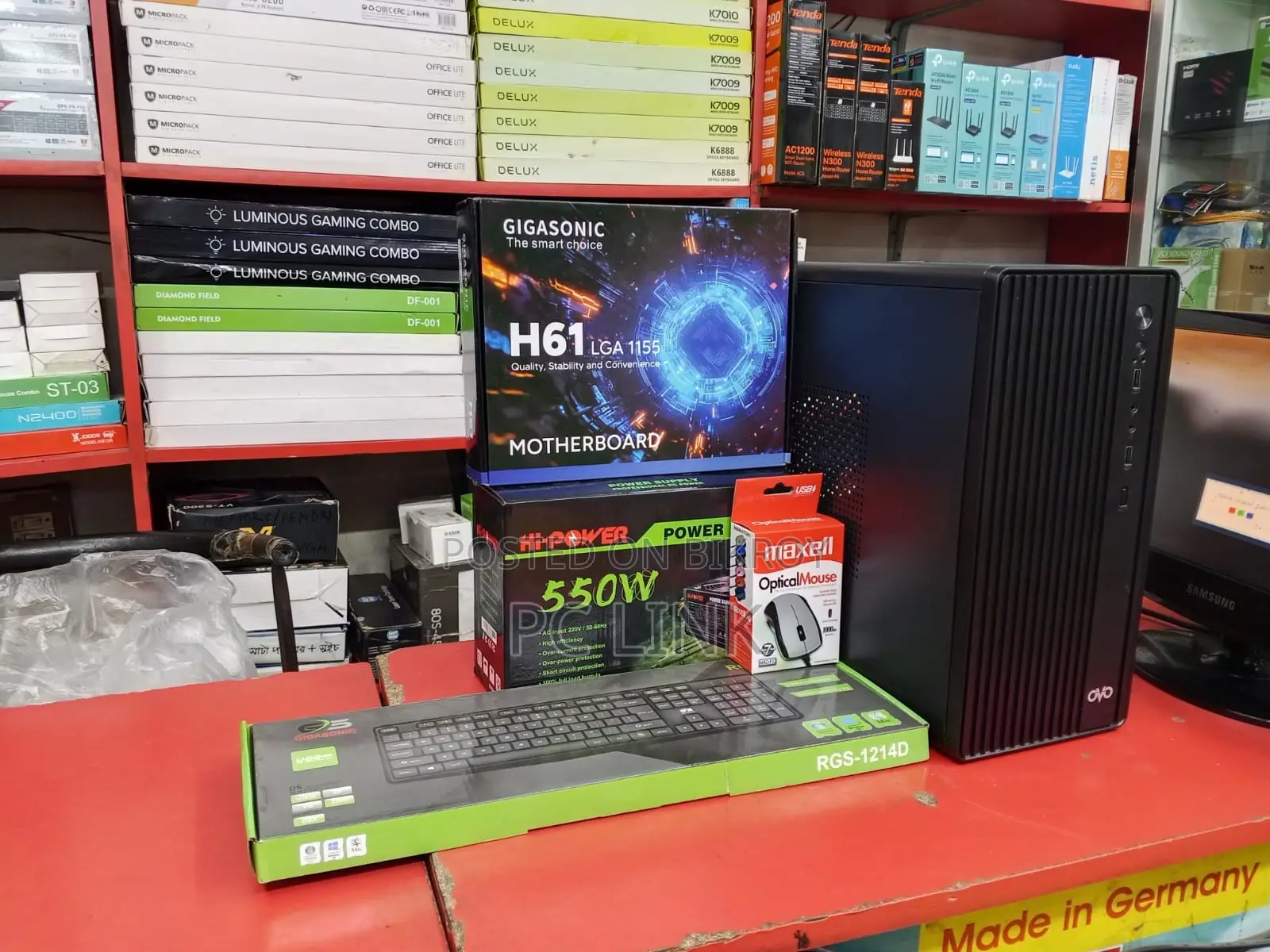 New Desktop Computer 4GB Intel Core I3 HDD 500GB