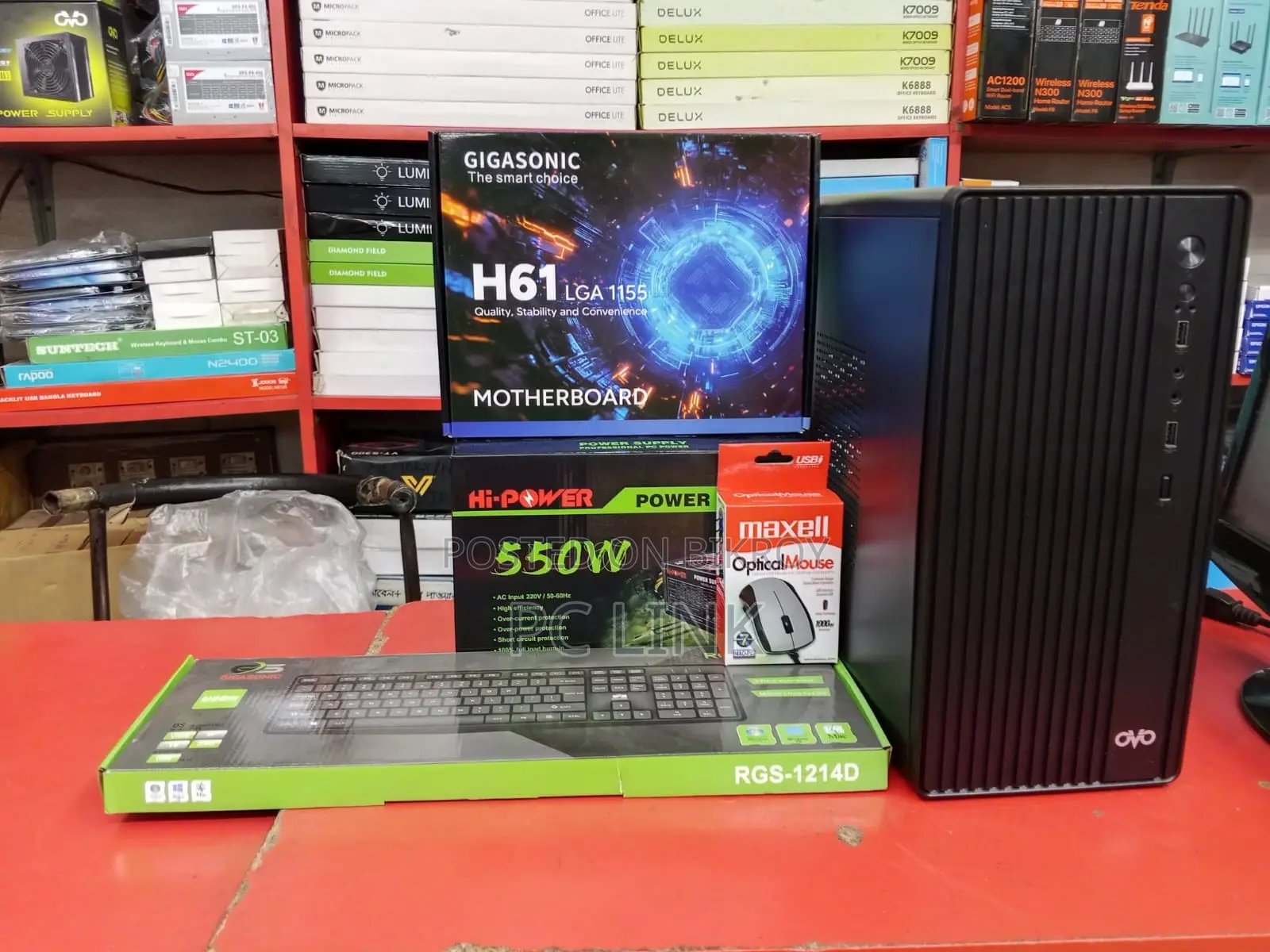 New Desktop Computer 4GB Intel Core I3 HDD 500GB