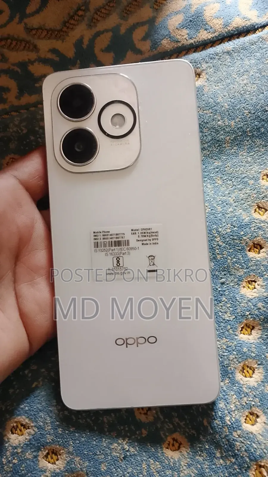 Oppo A3x 128 GB White