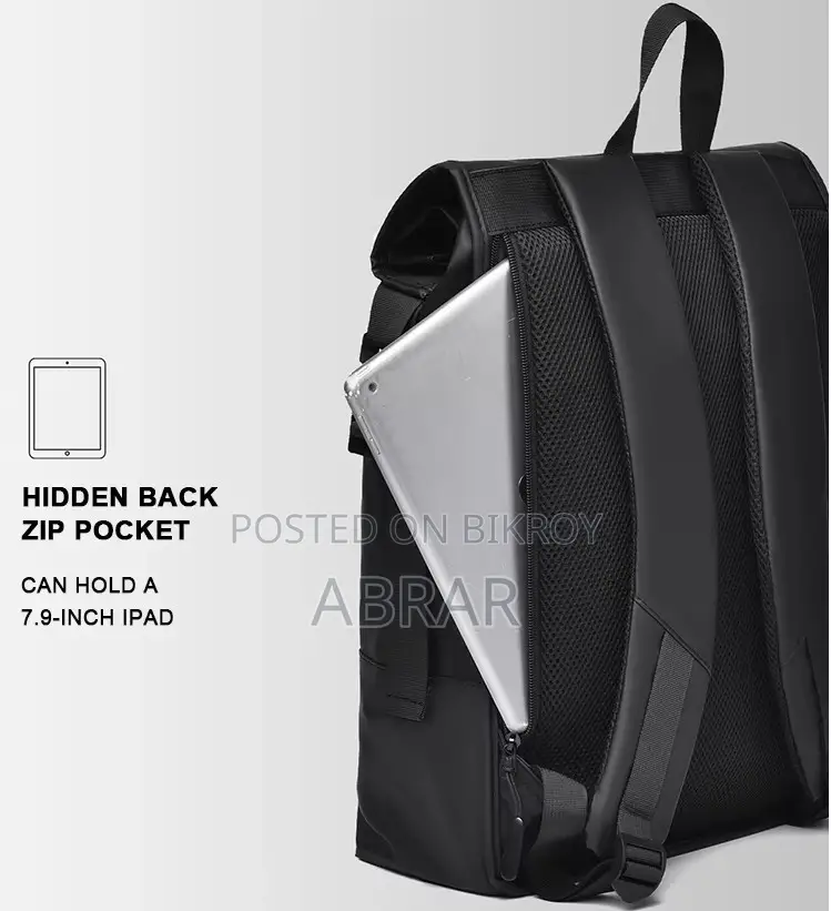 Top Roll Backpack For Travel And University