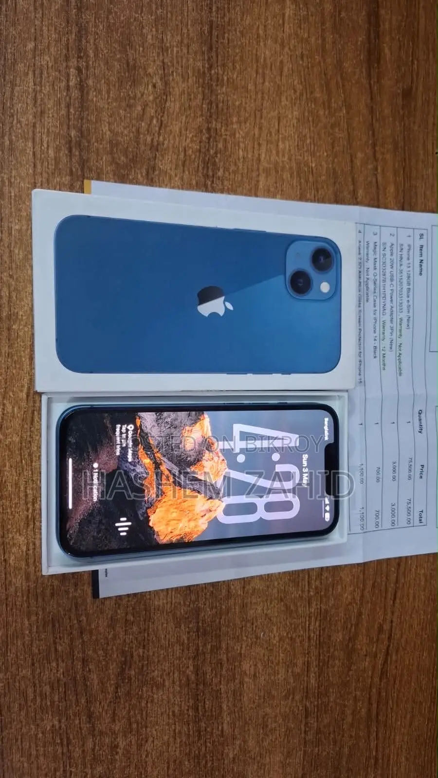New Apple iPhone 13 128 GB Blue
