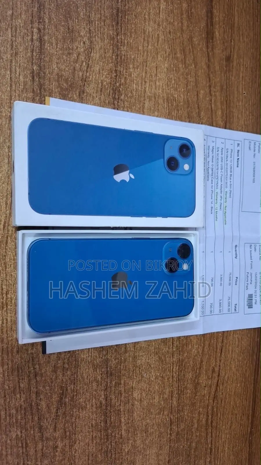 New Apple iPhone 13 128 GB Blue