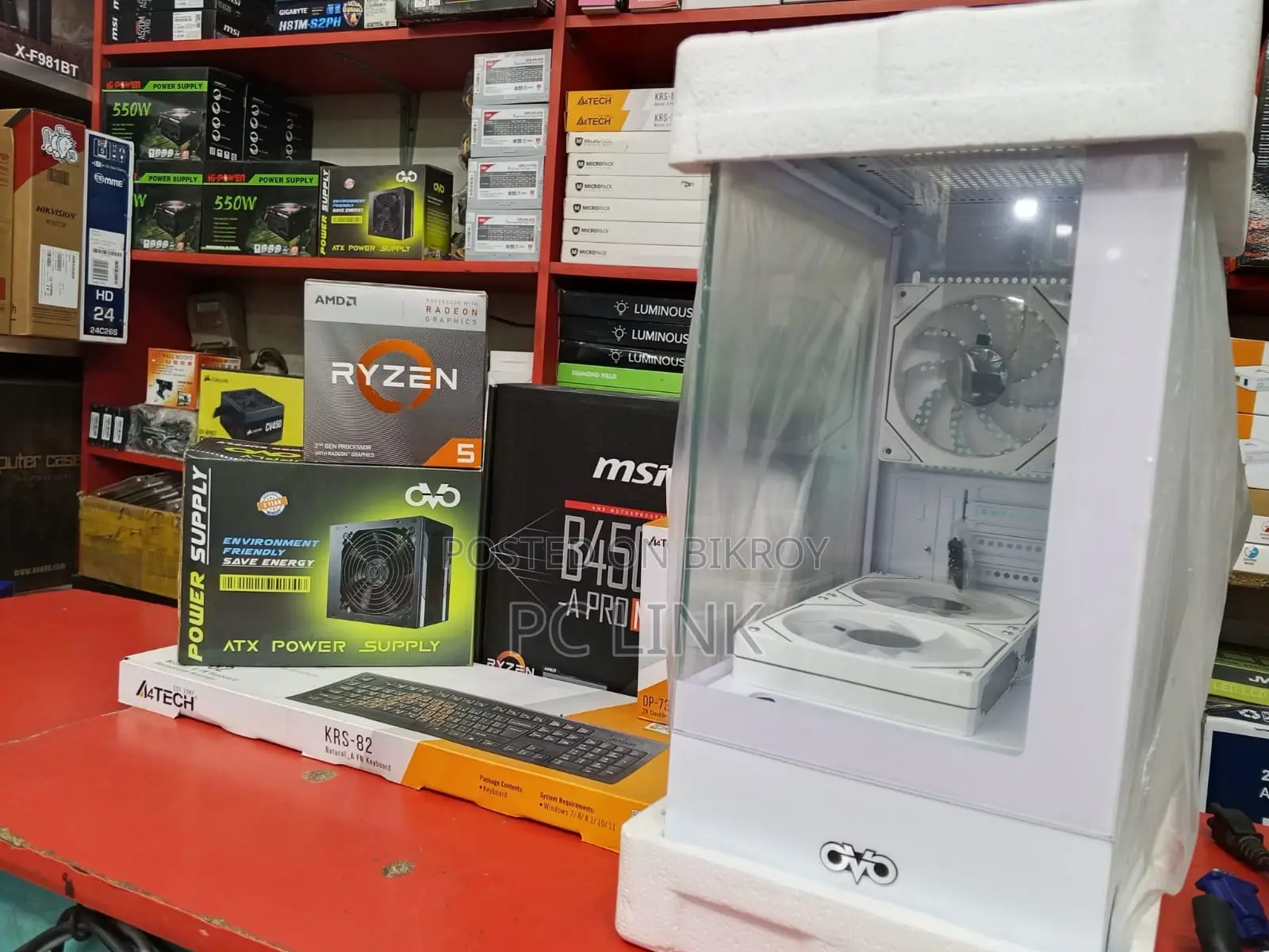 New Desktop Computer 8GB AMD Ryzen 5 SSD 128GB