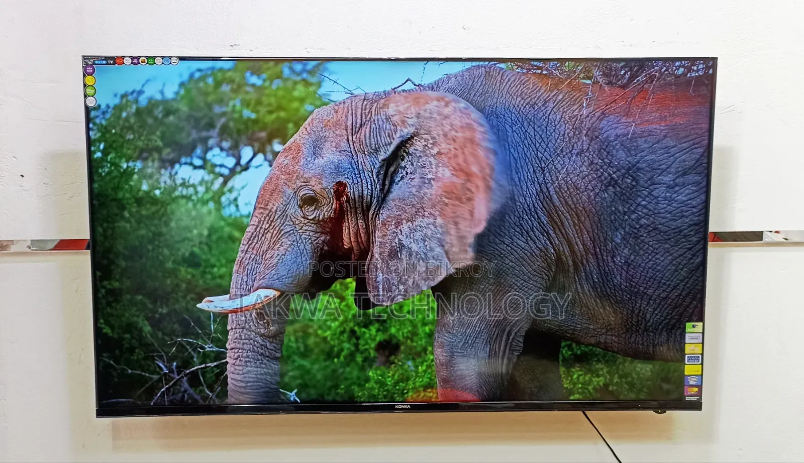 Konka 55-inch Smart Android Frameless Voice Control TV
