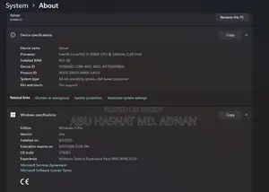 Desktop Computer 16GB Intel Core I3 SSD 256GB