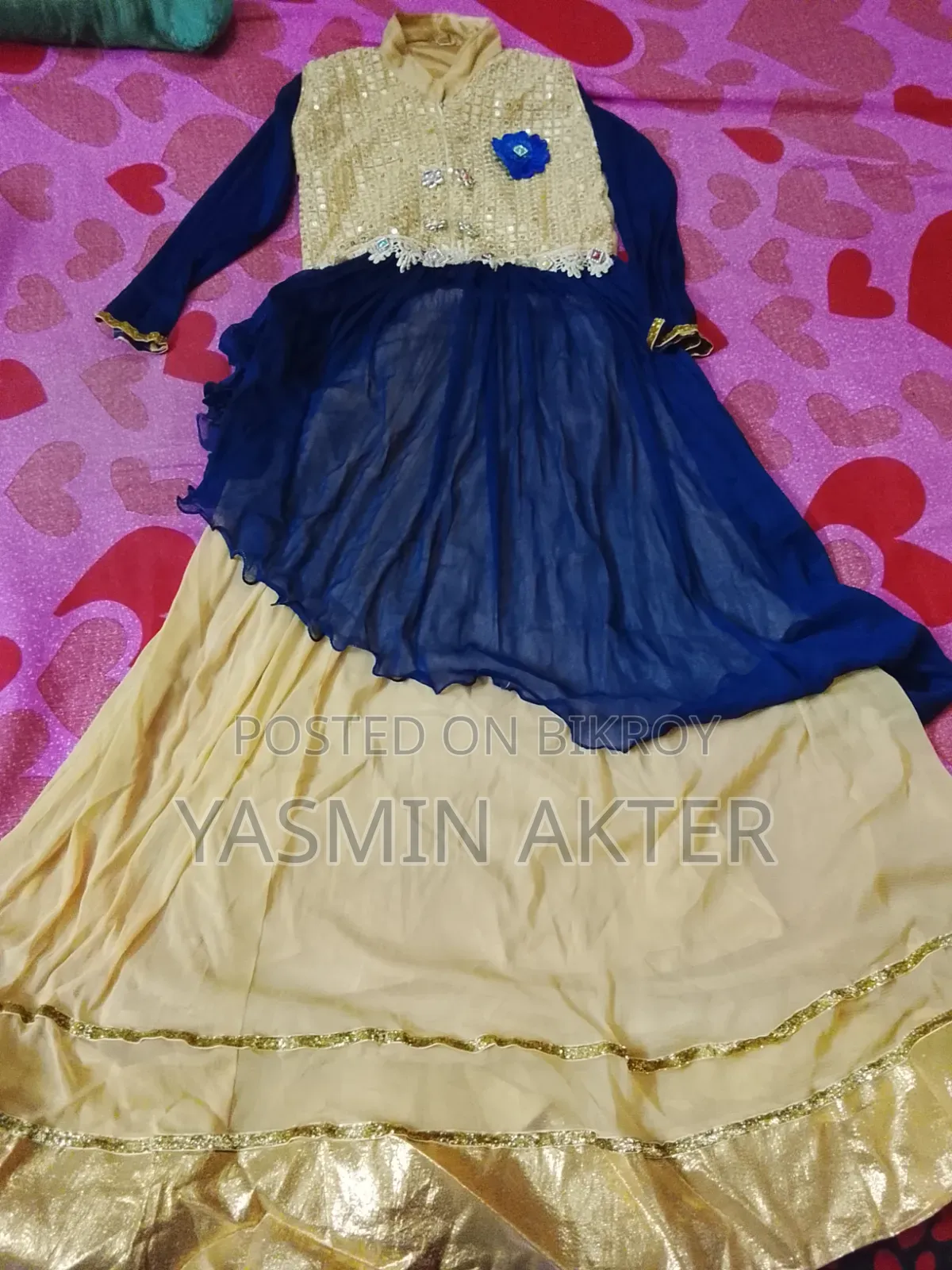 Beautiful Girls Party Skirt Set (12–14 Years) – New Condition