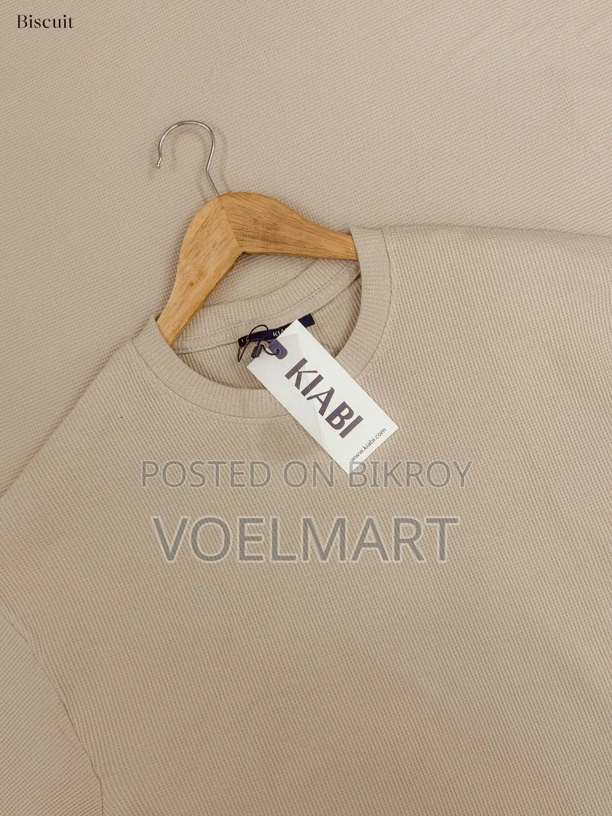 Waffle Fabric Drop Shoulder