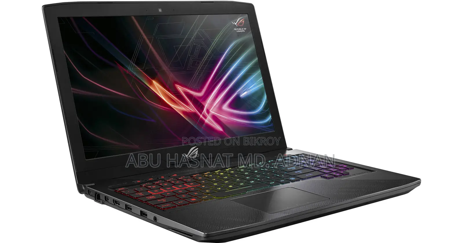 Laptop Asus ROG Strix GL503 8GB Intel Core I5 HDD+SSD 128GB
