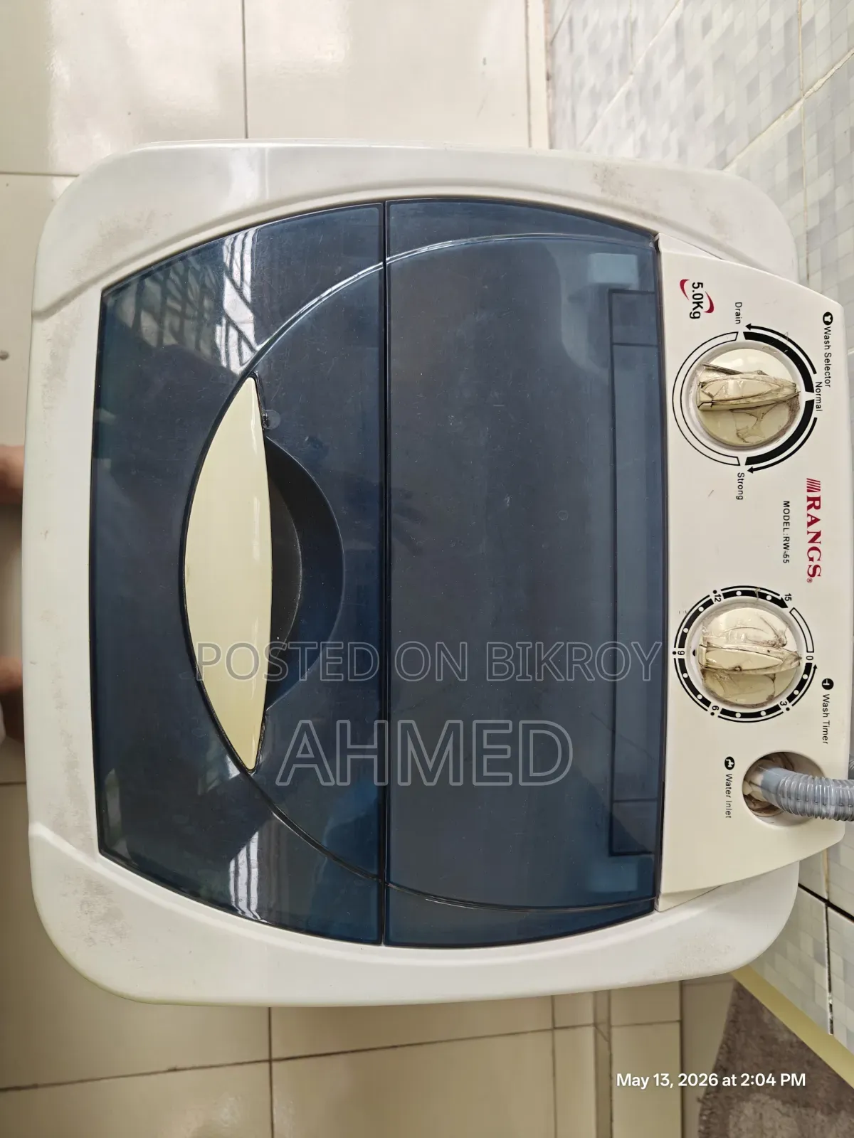 Rangs Rw-55 (5kg Manual Washing Machine)