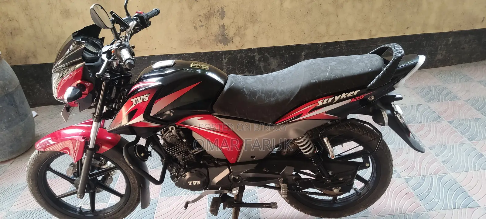 TVS Stryker 125 2023 Red